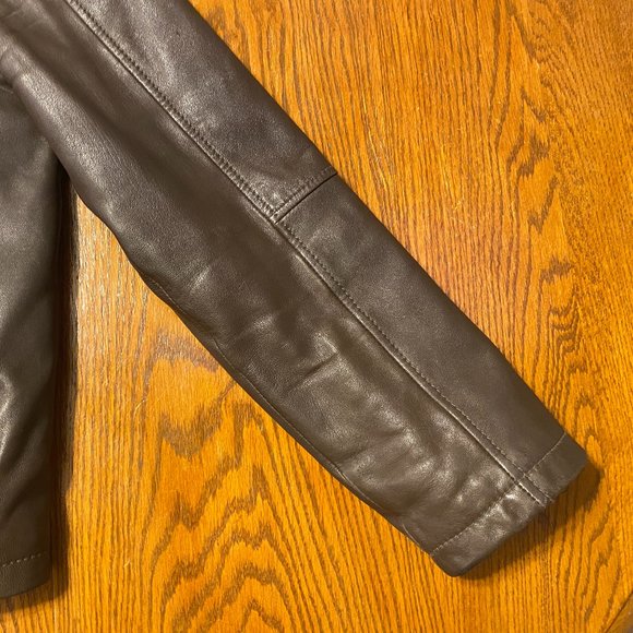 Andrew Marc Austen Lamb Leather Ground Motorcross - Picture 2 of 14